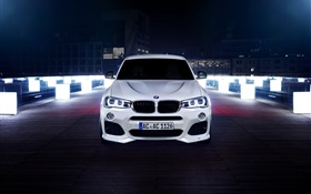 BMW ACS X4 white car front view