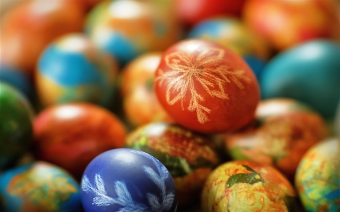 Easter, colorful eggs Wallpapers Pictures Photos Images