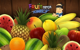 Fruit Ninja mobile game HD wallpaper
