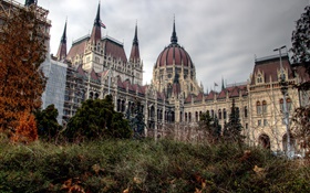 Budapest, Hungary, city, parliament, buildings HD wallpaper
