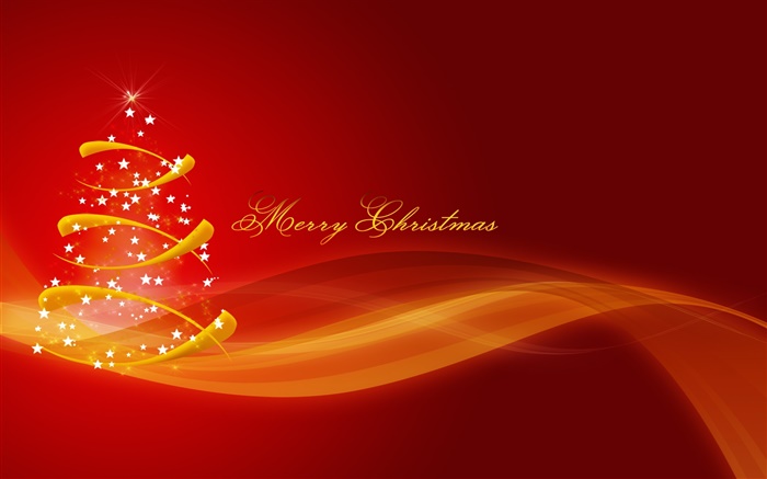 Merry Christmas, abstract pictures, red style Wallpapers Pictures Photos Images
