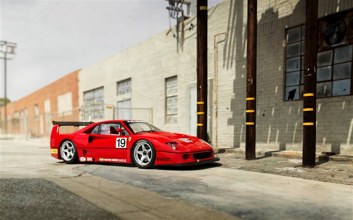 1994 Pininfarina Ferrari F40 red supercar Wallpapers Pictures Photos Images