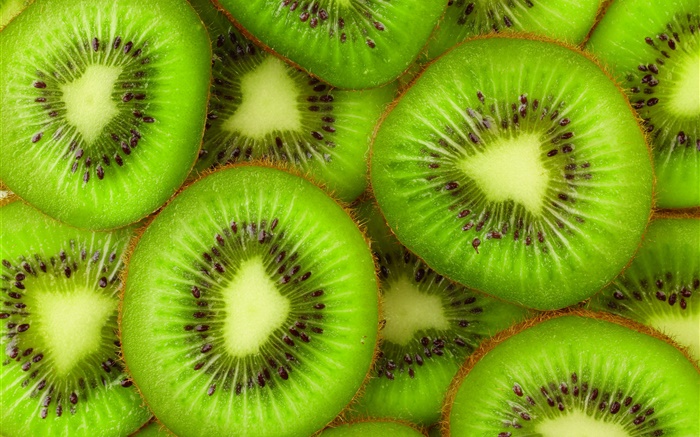 Kiwi slice, fresh fruits Wallpapers Pictures Photos Images