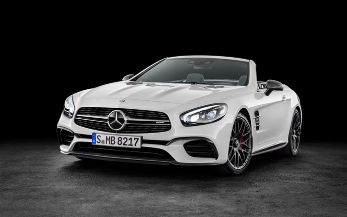 Mercedes-Benz SL-Class R231 white car Wallpapers Pictures Photos Images