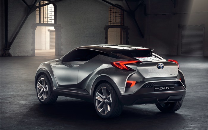 2015 Toyota C-HR concept SUV car rear view Wallpapers Pictures Photos Images