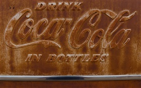 Coca-Cola logo, drink