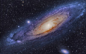 Galaxy, Andromeda, beautiful space, stars HD wallpaper