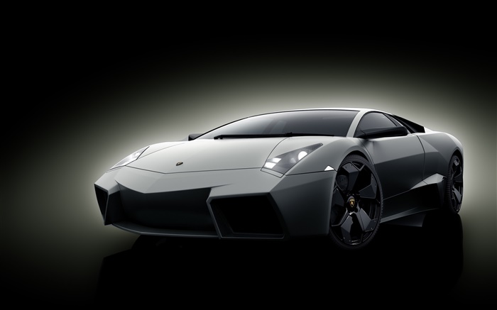 Lamborghini Reventon supercar, black background Wallpapers Pictures Photos Images