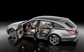 Mercedes-Benz concept car, doors opened HD wallpaper