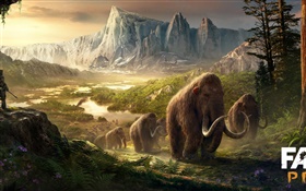 Far Cry: Primal, mammoths, ancient HD wallpaper