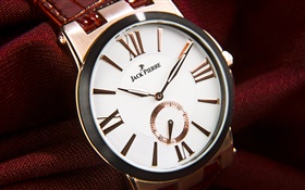 Jack Pierre watch, metal, gold and white
