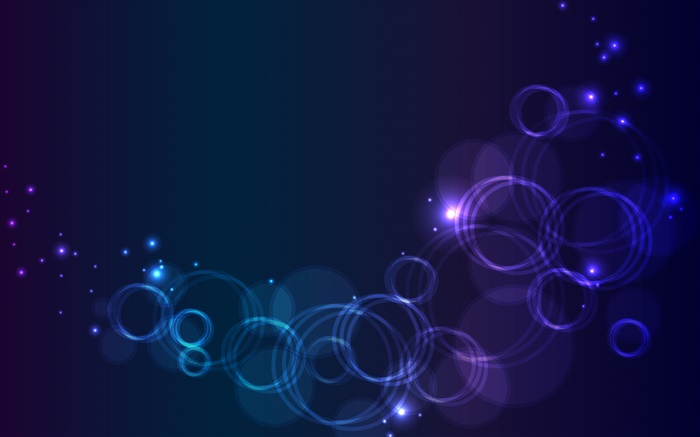 Abstract circles, blue, star light Wallpapers Pictures Photos Images
