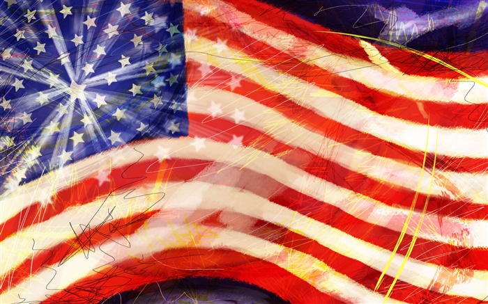 American flag, art paintings Wallpapers Pictures Photos Images
