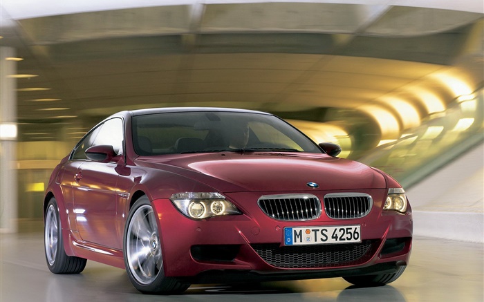 BMW M6 red car front view Wallpapers Pictures Photos Images