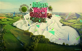 Beautiful nature, creative design HD wallpaper