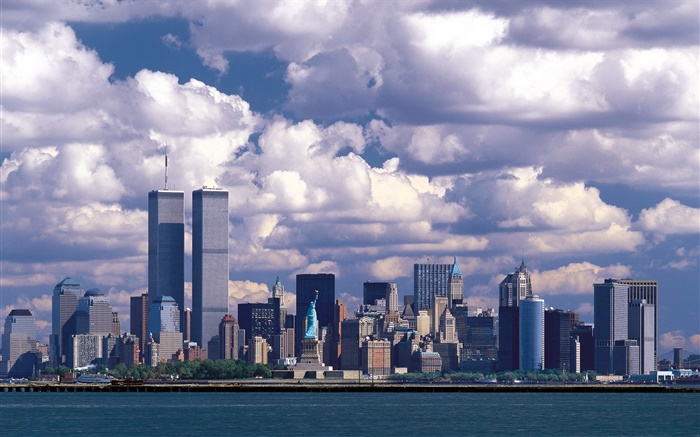 Before 911, Twin Towers, Manhattan, USA Wallpapers Pictures Photos Images
