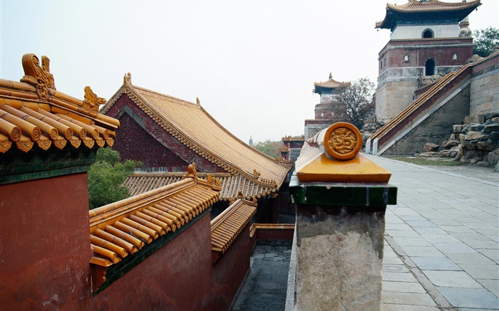 Beijing Forbidden City buildings, China Wallpapers Pictures Photos Images