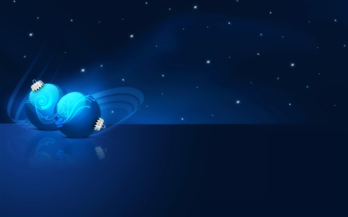 Blue Christmas balls, vector pictures Wallpapers Pictures Photos Images