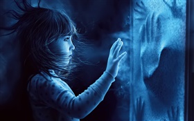 Child, ghost, night, movie HD wallpaper