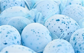 Easter, blue eggs, speck HD wallpaper