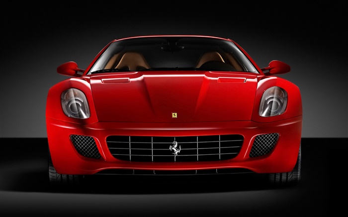 Ferrari red car front view Wallpapers Pictures Photos Images