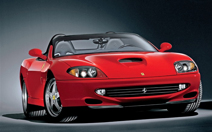 Ferrari red convertible car Wallpapers Pictures Photos Images