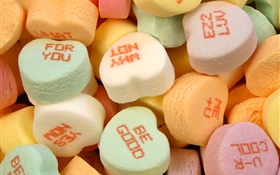 Love hearts candy