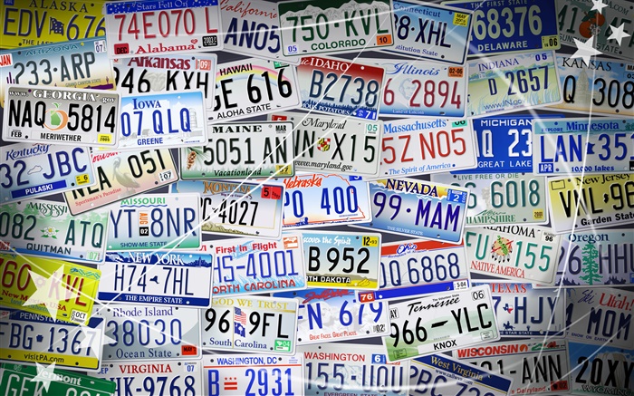 Many License Plate, creative design Wallpapers Pictures Photos Images