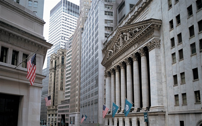 New York Stock Exchange, skyscrapers, USA Wallpapers Pictures Photos Images