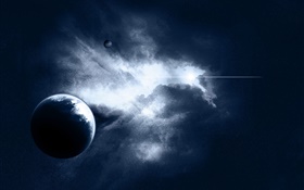 Planet, universe, stars HD wallpaper