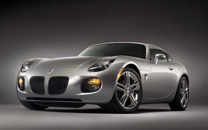 Pontiac silver supercar front view Wallpapers Pictures Photos Images