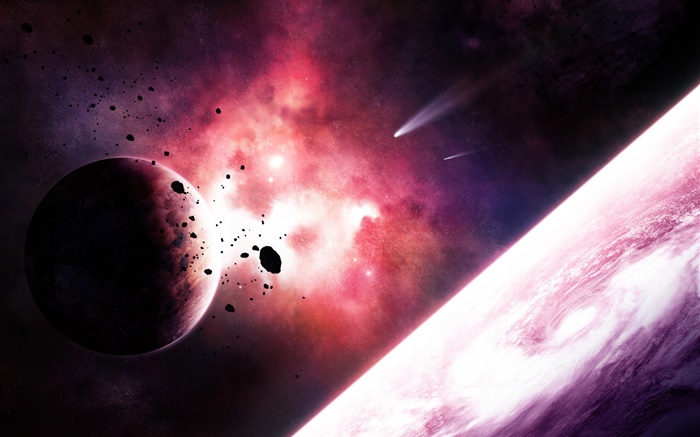 Space, planets, stars, meteorites Wallpapers Pictures Photos Images