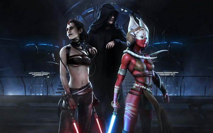 Star Wars game, beautiful girls Wallpapers Pictures Photos Images