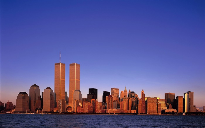 Twin Towers, USA, before 911 Wallpapers Pictures Photos Images