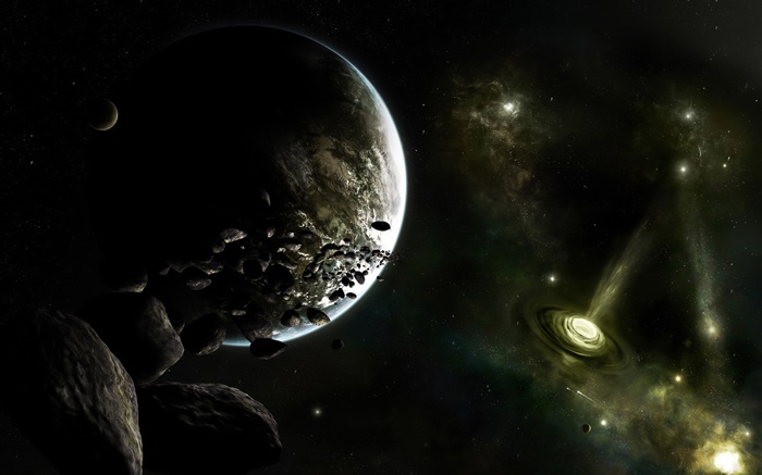 Universe, planets, stars, space rocks, nebula Wallpapers Pictures Photos Images