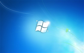 Windows 7 classic blue style HD wallpaper