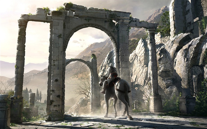 Assassin's Creed, riding horse Wallpapers Pictures Photos Images