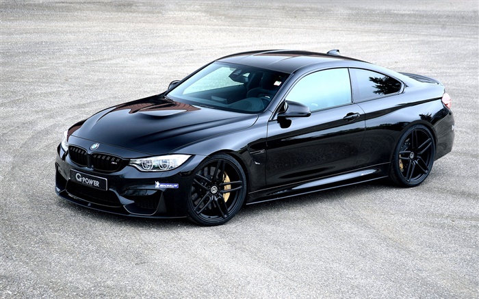 BMW M4 F82 G-Power black car Wallpapers Pictures Photos Images