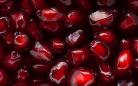 Close-up of pomegranate seeds HD wallpaper
