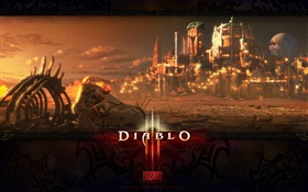 Diablo III, game widescreen HD wallpaper