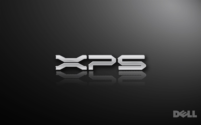 Dell XPS logo, black background Wallpapers Pictures Photos Images