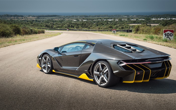 Lamborghini Centenario supercar side view Wallpapers Pictures Photos Images