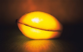 Light fruit, yellow carambola HD wallpaper