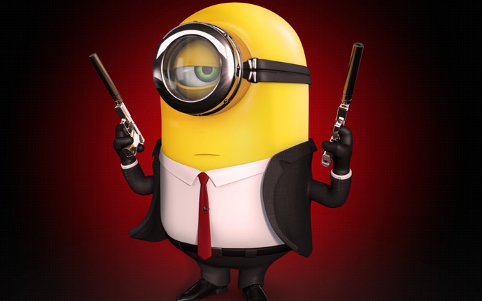 Minions, weapons, gun Wallpapers Pictures Photos Images