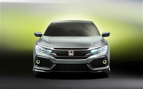 Honda Civic Hatchback car front view HD wallpaper