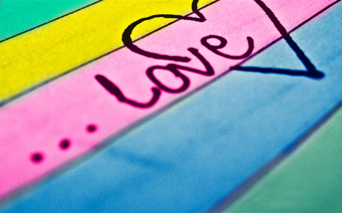 Love, colorful board background Wallpapers Pictures Photos Images