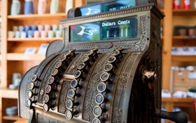 Antique cash register HD wallpaper
