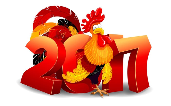 New Year 2017, cock Wallpapers Pictures Photos Images