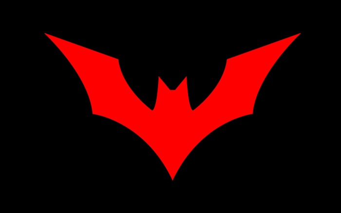 Batman red logo, black background Wallpapers Pictures Photos Images