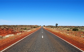 Australia, road, blue sky